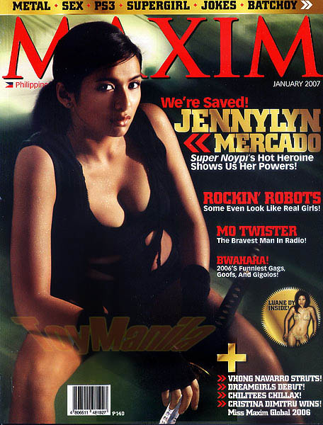 Using Speech Recognition, Jennylyn Mercado's Maxim Magazine cover
